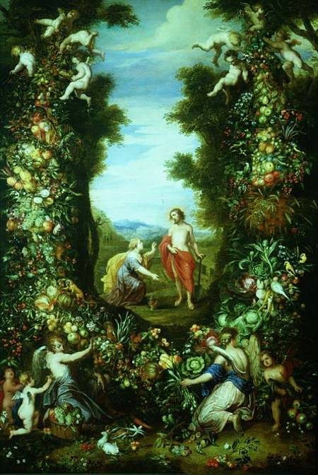 Christ and Mary Magdalene od Jan Brueghel d. Ä.