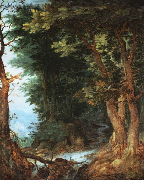 Woodland landscape od Jan Brueghel d. Ä.