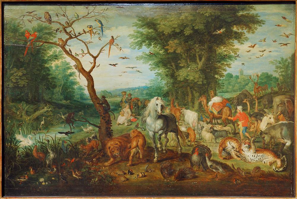 Paradisical landscape with Noah’s Ark. od Jan Brueghel d. Ä.
