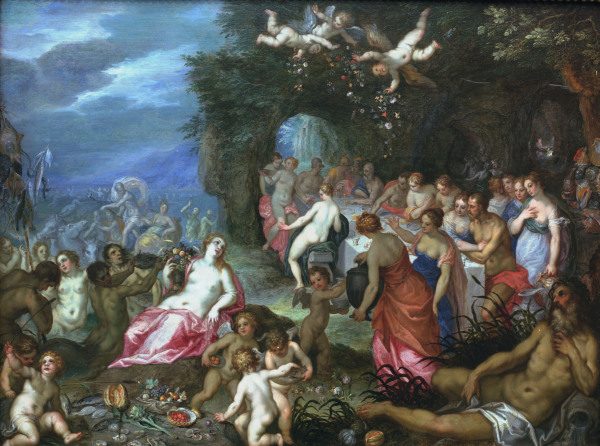 Balen a.Brueghel /Feast of the Gods/1620 od Jan Brueghel d. J.