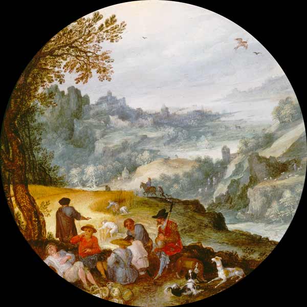 J.Brueghel d.Ä./ Die Ernte/ um 1594 od Jan Brueghel d. J.