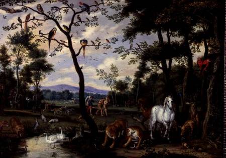 Earthly Paradise (panel) od Jan Brueghel d. J.