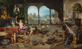 J.Brueghel th.E. /Vanitas Allegory/ C17