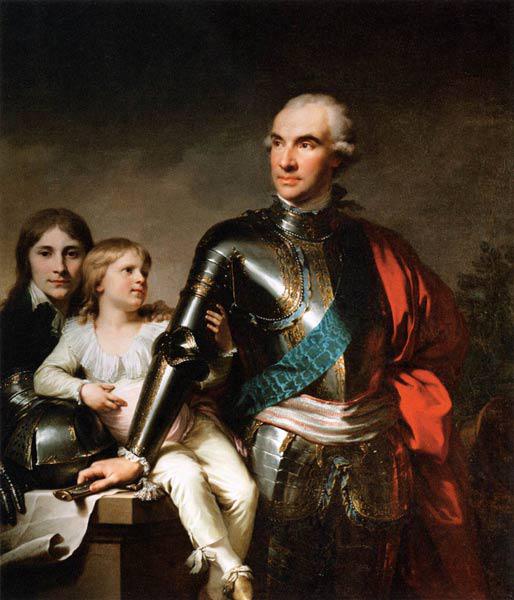Portrét gráfe Stanislaw Szczesny Potocki (1753-1805) se syny