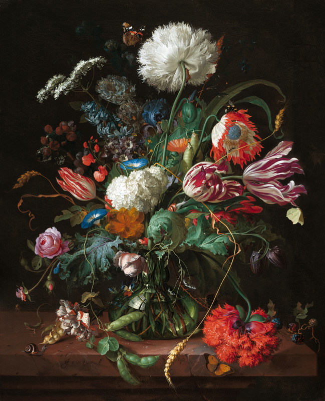Flower vase od Jan Davidsz de Heem