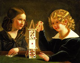 The house of cards (Fryderyka and Rafal Maszkowski) od Jan Kanty Maszkowski