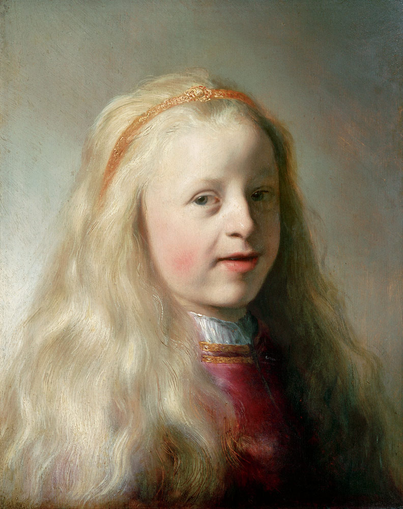 Portrait of a young girl. od Jan Lievens