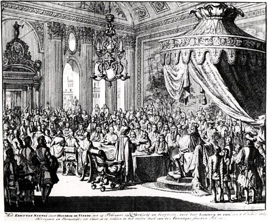 Revocation of the Edict of Nantes, on 22nd October 1685 od Jan Luyken