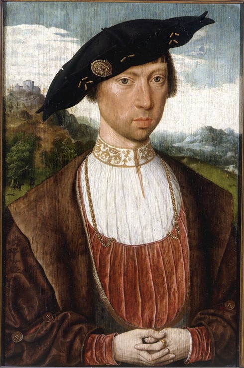 Portrait of Joost van Bronkhorst od Jan Mostaert