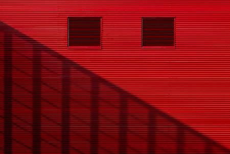 Just red and shadow
