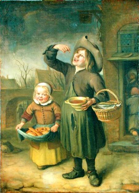 The Syrup Eater (A Boy Licking at Syrup) od Jan Havickszoon Steen