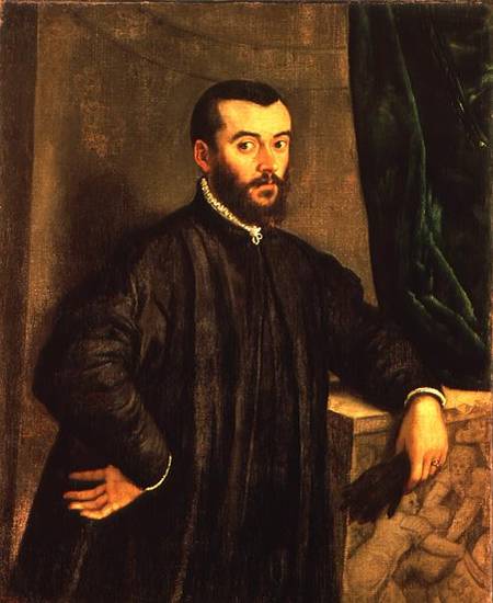 Portrait of Andrea Vesalius (1514-64) od Jan Stephen Calcar