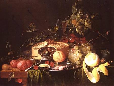 Still Life of Fruit od Jan van Dalen