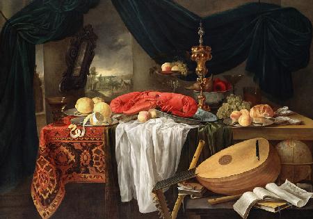 Still Life with a Lobster, Lemons and a Lute