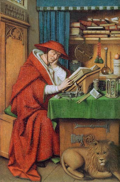 St. Jerome in his study od Jan van Eyck