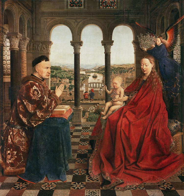 Madonna with the chancellor Rolin od Jan van Eyck