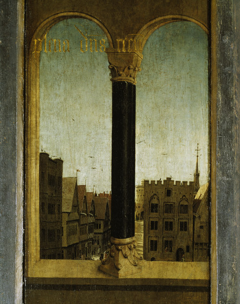 Ghent Altar, town od Jan van Eyck