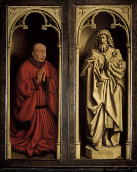 Jodocus Vijd, Donor portrait, Ghent Alt. od Jan van Eyck