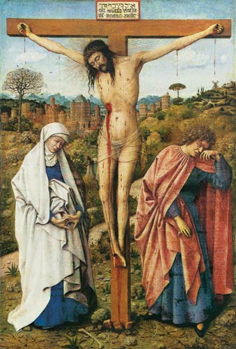 Crucifixion od Jan van Eyck