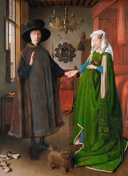 Wedding the Giovanni Arnolfini od Jan van Eyck