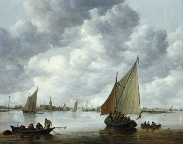 Fishingboat in an Estuary od Jan van Goyen