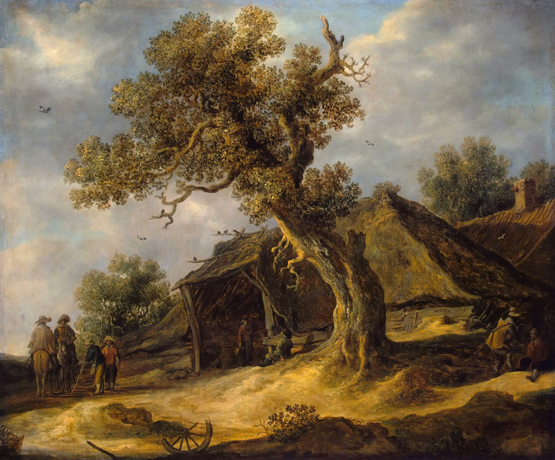 Landscape with an Oak od Jan van Goyen