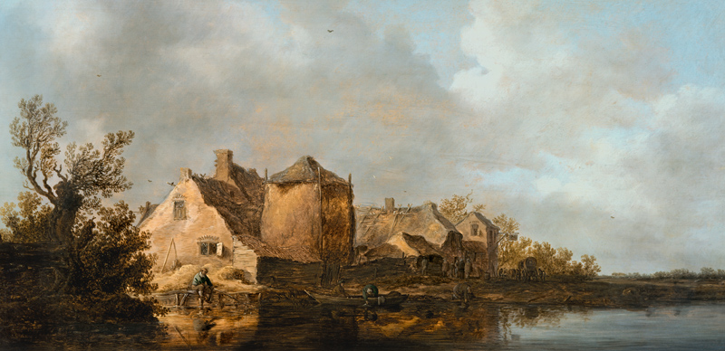 River Scene with an Inn od Jan van Goyen