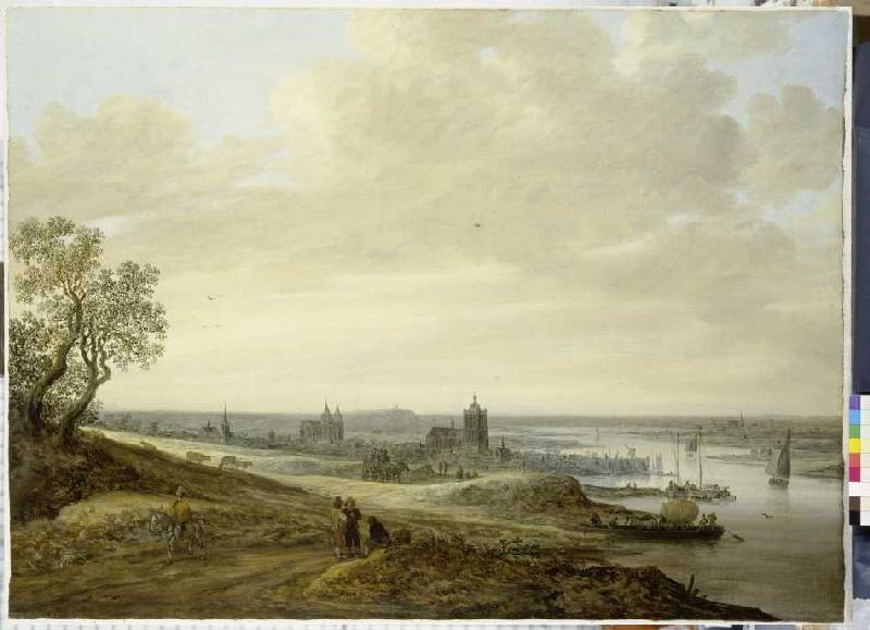 Panorama-Landschaft mit Blick auf Arnheim od Jan van Goyen