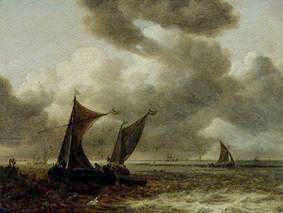 Seascape. od Jan van Goyen