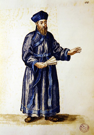 Venetian missionary in China od Jan van Grevenbroeck