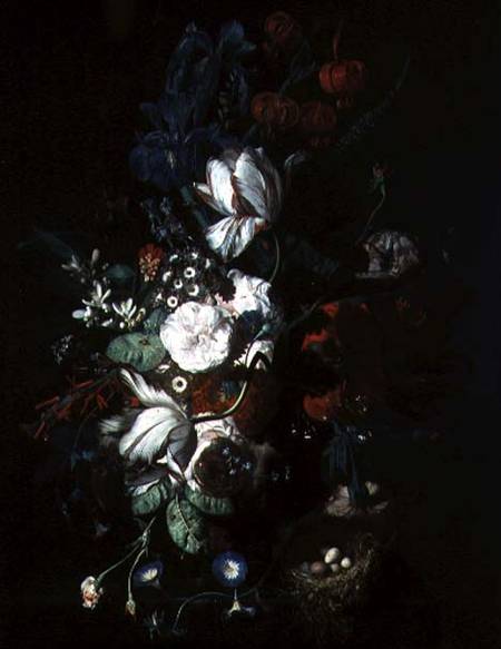 Vase with Flowers od Jan van Huysum