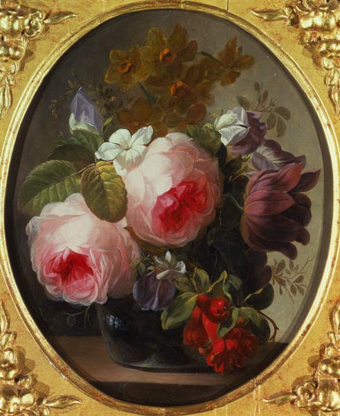 Roses and Other Flowers in a Vase od Jan van Os