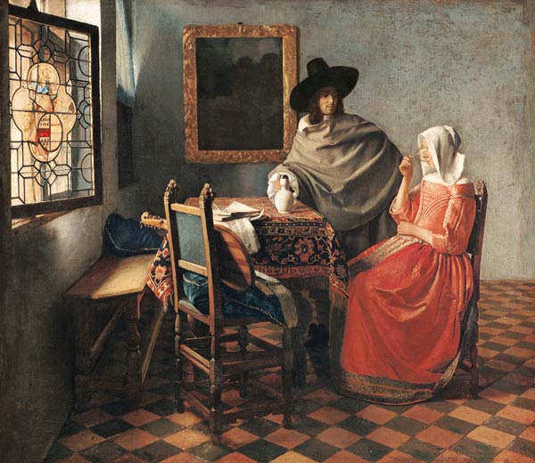 The Glass of Wine od Johannes Vermeer