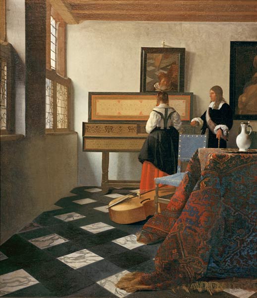The Music Lesson od Johannes Vermeer