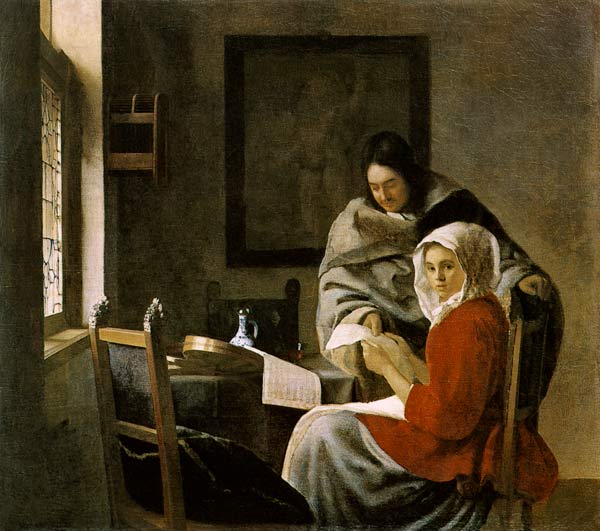 Girl interrupted at her Music od Johannes Vermeer