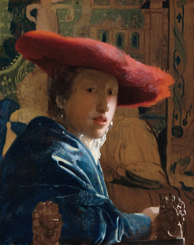 Girl with a Red Hat od Johannes Vermeer
