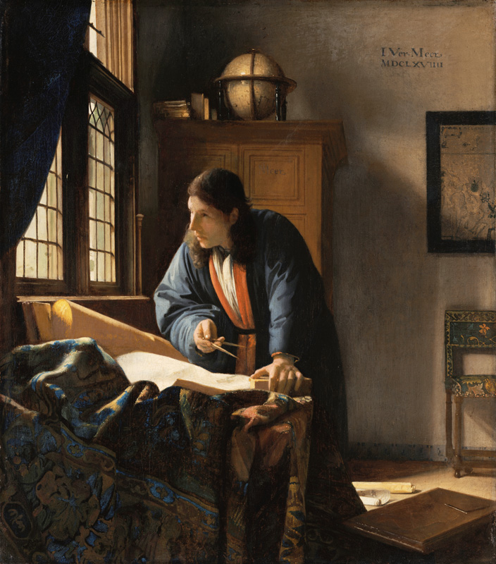 The Geographer od Johannes Vermeer