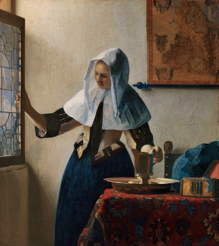 Woman with a Water Jug od Johannes Vermeer