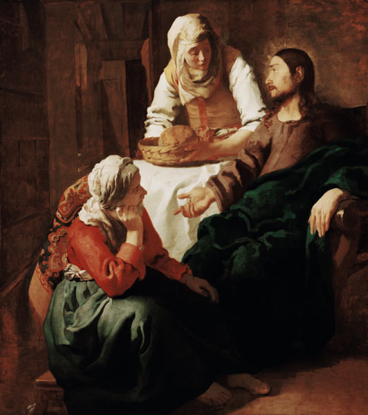 Christ in the House of Martha and Mary od Johannes Vermeer