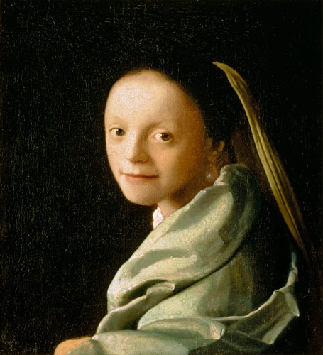 Portrait of a Young Woman od Johannes Vermeer