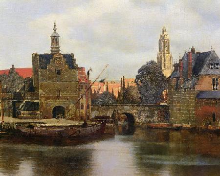 View of Delft c.1660-61  (detail of 113452)
