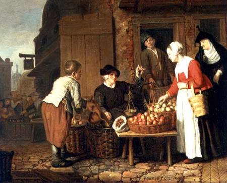 The Fruit Seller od Jan Victors