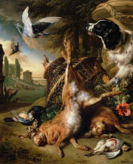 Still Life with Dead Game and Hares
