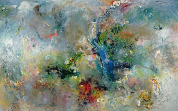 Valley of the Waterfalls, 1994 (oil on canvas)  od Jane  Deakin