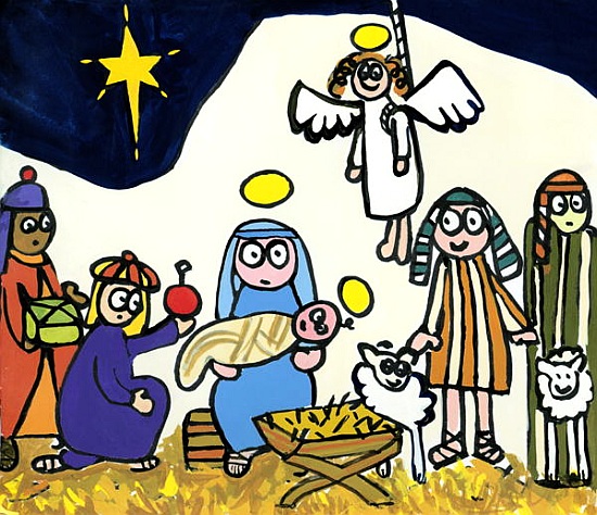 Childrens School Nativity Play od  Jane  Freeman