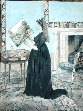 Portrait of Elizabeth Anne Fordyce in the Little Sitting Room at Putney Hill