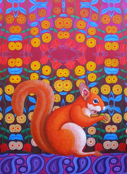 Red Squirrel od Jane Tattersfield