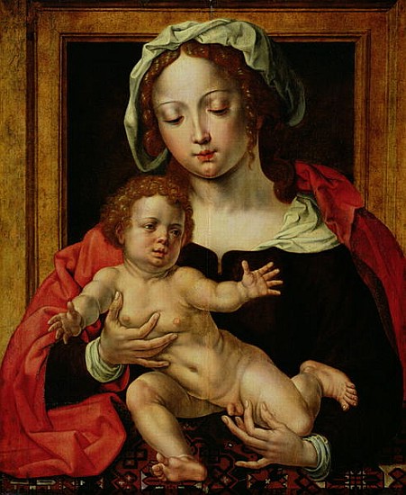 Virgin and Child od Jan (Mabuse) Gossaert