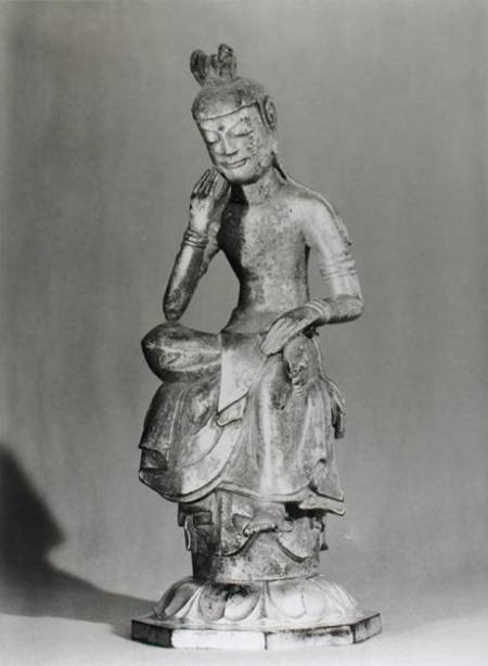 Bodhisattva Seated in a Meditative Pose od Japanese School