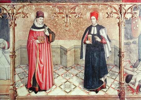St. Cosmas and St. Damian od Jaume Huguet